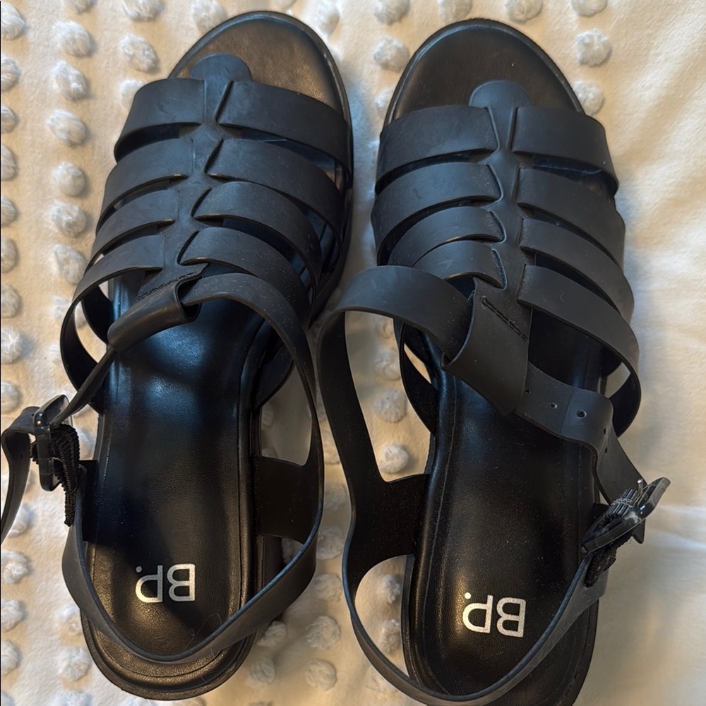 BP Black Strappy Sandals for Women